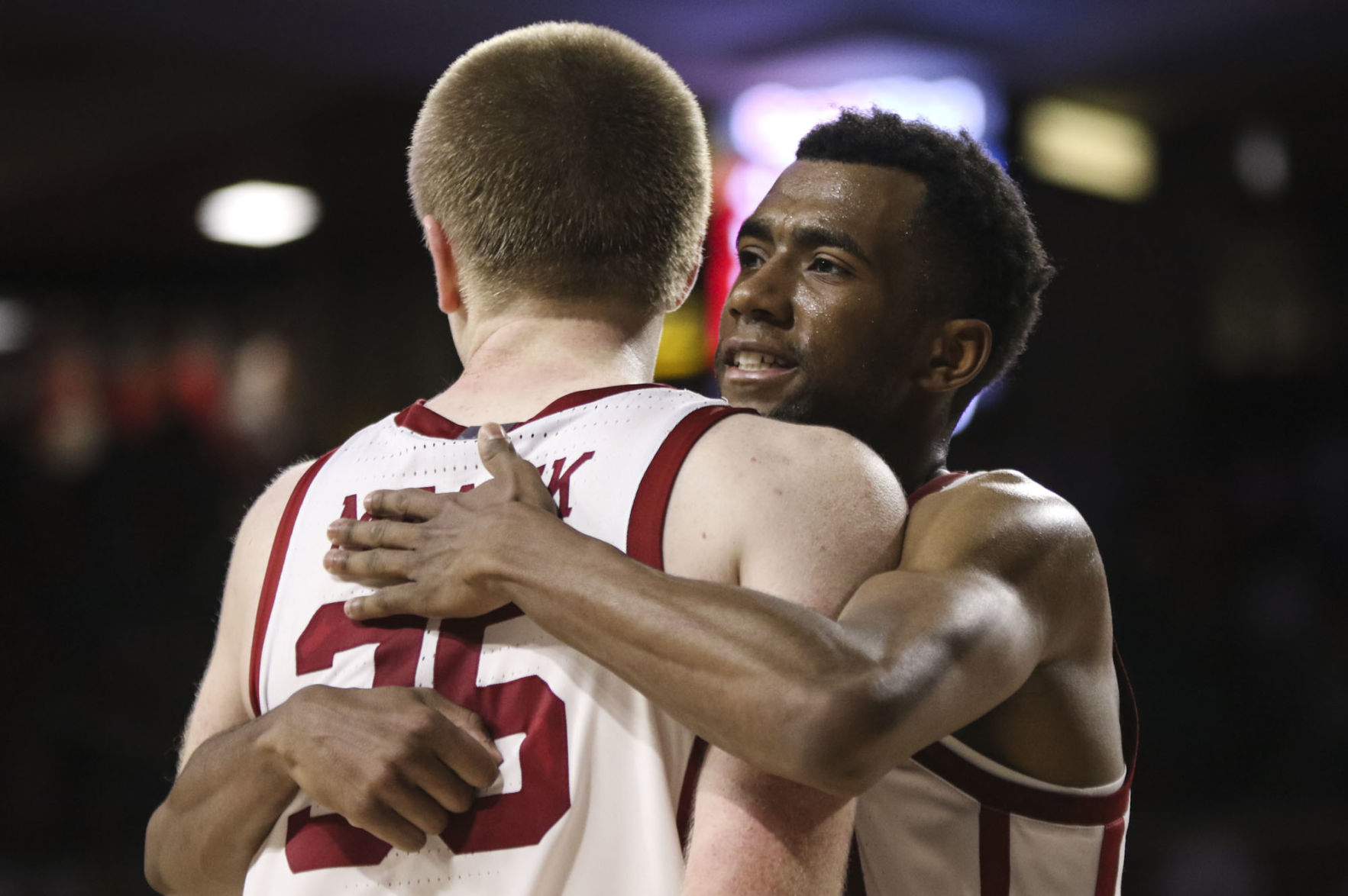 Jamal Bieniemy and Brady Manek